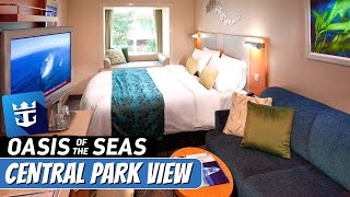 Oasis of the Seas  Central Park View Stateroom Tour amp Review 4K  Royal Caribbean Cruise [upl. by Nywrad]