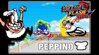 SSF2 Mods Showcase Peppino Pizza Tower [upl. by Seto586]