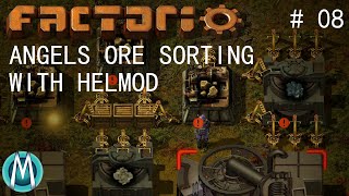 Factorio 11 4K AngelBobs Ep 8 Angels Ore Sorting With Helmod TutorialWalkthrough [upl. by Inanaup530]