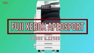 FUJI XEROX ApeosPort C3060 C2560  C2060 A3 Colour Photocopy Machine [upl. by Gudren]