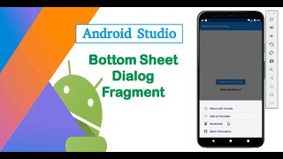 android bottom sheet dialog fragment kotlinbottomsheetdialogfragment androidxcustom bottom sheet [upl. by Saville]