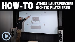 HowTo Atmos Lautsprecher richtig platzieren [upl. by Aiouqes]