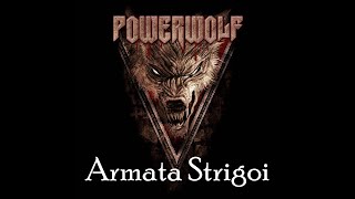 The Most Powerful Version Powerwolf  Armata Strigoi With Lyrics [upl. by Fabe54]