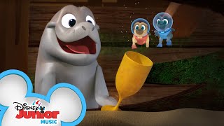 Dudley the Dugongs Song  Music Video  Puppy Dog Pals  Disney Junior [upl. by Ecilayram]