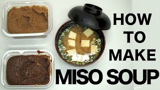 How To Make Miso Soup [upl. by Asillam]