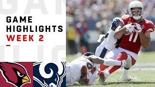 Cardinals vs Rams Week 2 Highlights  NFL 2018 [upl. by Noivart]