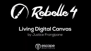 Rebelle 4 Tutorials Living Digital Canvas  Visual Settings Wet amp Dry Canvas Tilt and Blow Tool [upl. by Amaryllis]