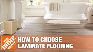 Types of Laminate Flooring  The Home Depot [upl. by Kellsie756]