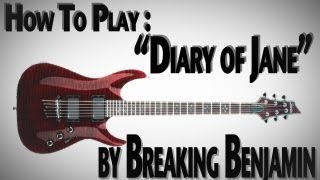 How To Play quotDiary of Janequot By Breaking Benjamin Updated [upl. by Dyrraj]