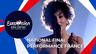 Barbara Pravi  Voilà  France 🇫🇷  National Final Performance  Eurovision 2021 [upl. by Ruthann]