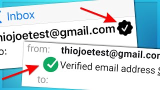 How to Get a Verified Email Badge Extremely Rare [upl. by Malvie]