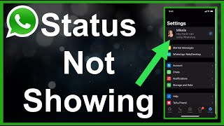 WhatsApp Status Not Showing FIXED [upl. by Ruenhs337]