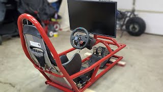 Ultimate Homemade Budget Racing Sim Rig [upl. by Riley]