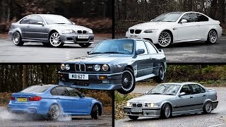 The Ultimate BMW M3 Review E30 vs E36 vs E46 vs E92 vs F80 [upl. by Gnud]