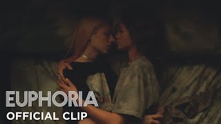 euphoria  rue and jules fall asleep season 1 episode 4 clip  HBO [upl. by Ludewig24]