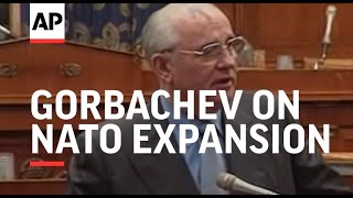 Russia  Gorbachev comments on NATO expansion [upl. by Haididej]