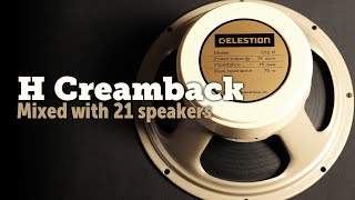 Celestion G12h75 Creamback shootout [upl. by Largent856]