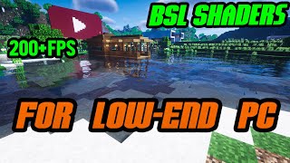 How to Install and Download BSL Shaders in Minecraft 1165 In Tlauncher For Low End PC  2021 [upl. by Okubo370]