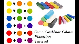 Como combinar colores con plastilina [upl. by Hadnama]