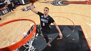 Zach LaVine Flushes the AlleyOop from the Foul Line [upl. by Malim171]