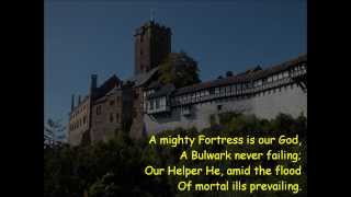 A Mighty Fortress Is Our God with lyrics  Martin Luther\\ [upl. by Margot47]