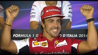 Fernando Alonso being the funniest f1 Legend for 5 minutes straight [upl. by Avan]