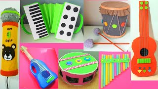 6 INSTRUMENTOS CASEROS CON RECICLAJE ♬ Diy Manualidades [upl. by Neenwahs324]