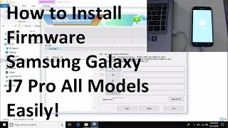 How to Install Firmware Samsung Galaxy J7 Pro All Models Easily [upl. by Weston]