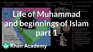 Life of Muhammad and beginnings of Islam part 1  World History  Khan Academy [upl. by Itch]