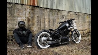 Yamaha Virago 125 Bobber project [upl. by Ilyse162]