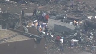 School takes direct hit from Oklahoma tornado [upl. by Analiese]