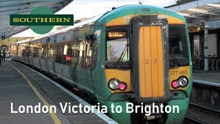 Southern  Class 377  London Victoria to Brighton [upl. by Gavini]