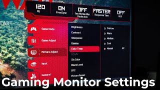 Gaming Monitor Settings [upl. by Eolc810]