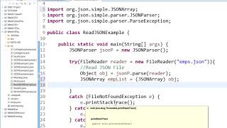 Java  read JSON file  Multiple Records [upl. by Okime536]