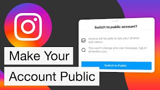 How to Make Your Instagram Account Public 2022 [upl. by Hewett]