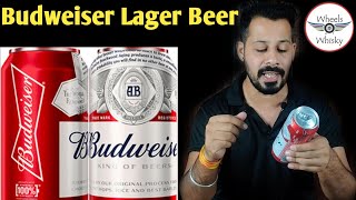 Budweiser lager Beer Review amp Taste  Budweiser NosePrice Premium Segment Beer [upl. by Hooke358]