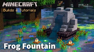 Automatic Frog Fountain  Minecraft Tutorial [upl. by Rebekkah]