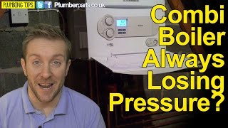 BOILER KEEPS LOSING PRESSURE  WHY AND HOW TO FIX  Plumbing tips [upl. by Mun676]