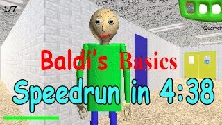 Baldis Basics Any Speedrun in 4382 [upl. by Alliscirp]