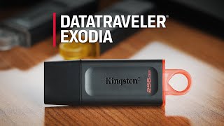 USB 32 Gen 1 Flash Drive  DataTraveler® Exodia – Kingston Technology [upl. by Snowman477]