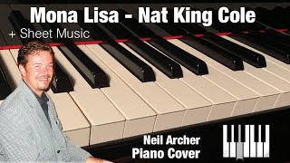 Mona Lisa  Nat King Cole  Piano Cover  Sheet Music [upl. by Nuahsyar548]