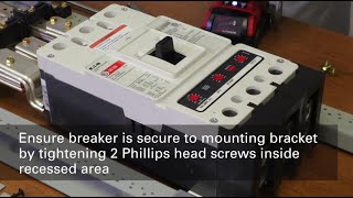 How to install 400A subfeed breaker on 600A panel [upl. by Ruon210]