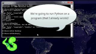 Windows Setting Up and Using Python [upl. by Nalhsa649]