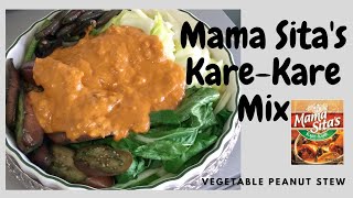 Mama Sitas Super Easy Kare Kare Recipe  Vegetables in Peanut Sauce [upl. by Udella]