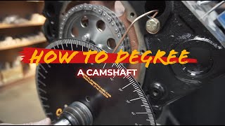 How to Degree a Camshaft Lobe Center Method [upl. by Crystie317]