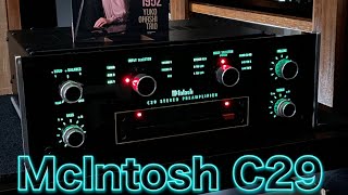 ■McIntosh C29 マッキントッシュの名機 プリアンプ！ [upl. by Sieracki]