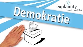 Demokratie einfach erklärt explainity® Erklärvideo [upl. by Mcconaghy]