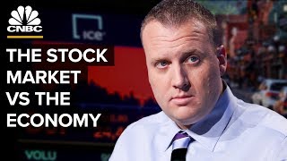 The Difference Between The Stock Market And The Economy [upl. by Doownyl]