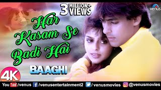 Har Kasam Se Badi Hai  4K Video  Salman Khan  Kavita Krishnamurthy  Baaghi  90s Best Love Song [upl. by Ardnovahs]