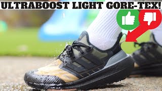 Waterproof adidas Ultraboost Light GoreTex Review [upl. by Annais193]